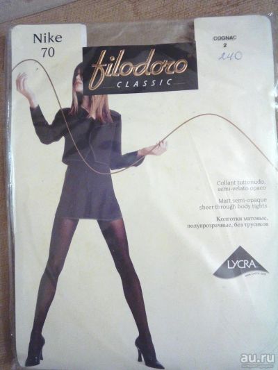 Лот: 9205536. Фото: 1. Колготки Filodoro Nike 70. Колготки, чулки