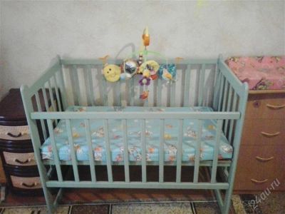 Лот: 2742848. Фото: 1. Детская кроватка. Детские кровати и кроватки