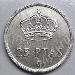 Лот: 312129. Фото: 1. Испания. 25 песет 1983г. Европа