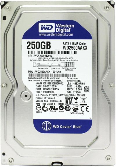 Лот: 12877015. Фото: 1. Жесткий диск HDD Western Digital... Жёсткие диски (HDD)