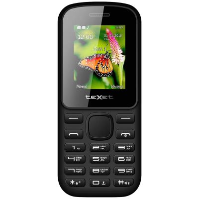 Лот: 24947638. Фото: 1. Сотовый Texet TM-130 Black-Red... Кнопочные мобильные телефоны
