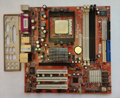 Лот: 17528800. Фото: 1. Материнская плата Foxconn Winfast... Материнские платы