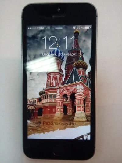 Лот: 4983302. Фото: 1. Apple iPhone 5s 16гб Space Gray. Смартфоны