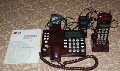 Лот: 10886984. Фото: 1. LG GT-9720A с автоответчиком... DECT и радиотелефоны