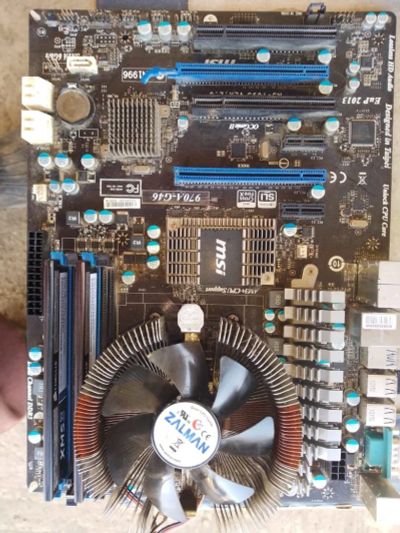 Лот: 15760044. Фото: 1. материнская плата MSI 970A-G46... Комплекты запчастей