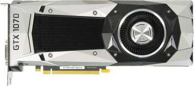Лот: 9847450. Фото: 1. GeForce GTX1070 Gigabyte Founder... Видеокарты