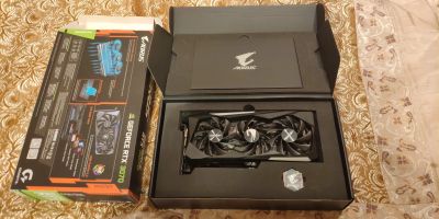 Лот: 19641688. Фото: 1. Видеокарта Gigabyte AORUS GeForce... Видеокарты