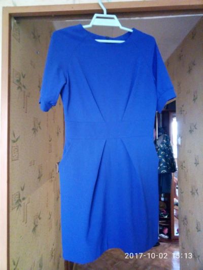 Лот: 10383942. Фото: 1. Платье синее. Платья