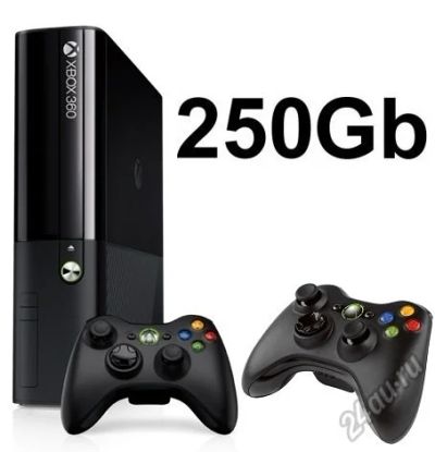 Лот: 7247771. Фото: 1. Xbox 360 Slim 250Gb Freeboot+2... Консоли