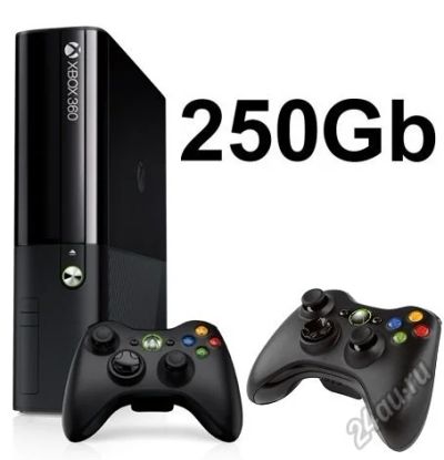Лот: 7247771. Фото: 1. Xbox 360 Slim 250Gb Freeboot+2... Игровые приставки, консоли
