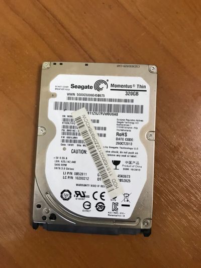 Лот: 18873335. Фото: 1. Жёсткий диск Seagate 320Gb. Жёсткие диски (HDD)