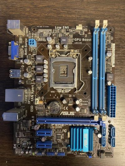 Лот: 25580552. Фото: 1. Материнская плата asus p8h61-m... Материнские платы