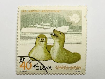Лот: 23316145. Фото: 1. Животные. Корабли. 10 лет антарктической... Марки