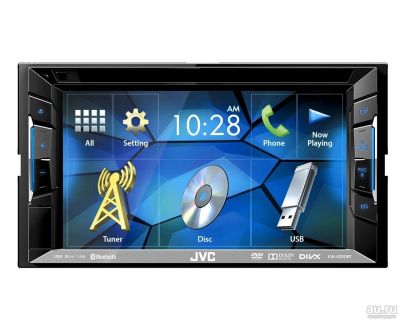 Лот: 8721868. Фото: 1. JVC KW-V220BT мультимедиа с поддержкой... Автомагнитолы