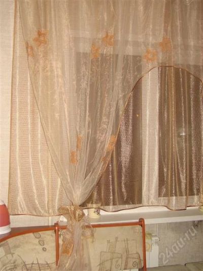 Лот: 832795. Фото: 1. Новый комплект штор из двух предметов. Шторы, тюль