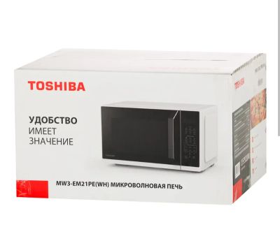 Лот: 24429073. Фото: 1. Микроволновая печь Toshiba MW3-EM21PE. Микроволновки, мини-печи