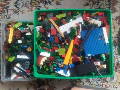 Лот: 19009546. Фото: 1. Лего кубики (lego system) 18 кг... Конструкторы