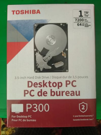 Лот: 19173176. Фото: 1. Жесткий диск Toshiba P300 HDWD110EZSTA. Жёсткие диски (HDD)