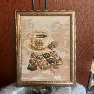 Лот: 17958208. Фото: 1. Гобелен картина Комильфо 48*35... Другое (картины, панно)