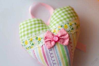 Лот: 5643173. Фото: 1. Сердечко ручной работы Hand Made. Авторские куклы, игрушки, поделки