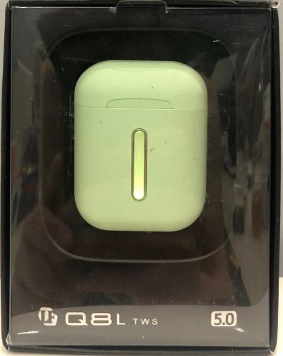 Лот: 16018217. Фото: 1. Bluetooth наушники TWS Q8L Зеленые. Наушники, гарнитуры