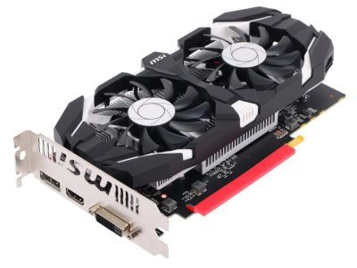 Лот: 16028312. Фото: 1. MSI nVidia GTX 1050 ti 4gb на... Видеокарты