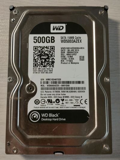 Лот: 19444474. Фото: 1. Жесткий диск Western Digital WD... Жёсткие диски (HDD)