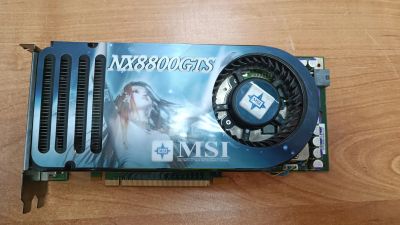 Лот: 19421184. Фото: 1. GeForce NX8800GTS [PCI-E, MSI... Видеокарты