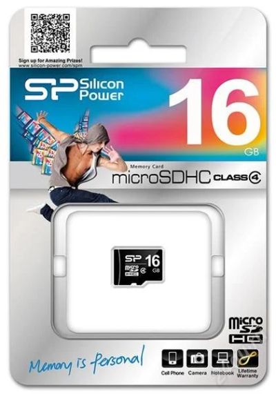 Лот: 1575897. Фото: 1. Карта памяти Micro SDHC Silicon... Карты памяти