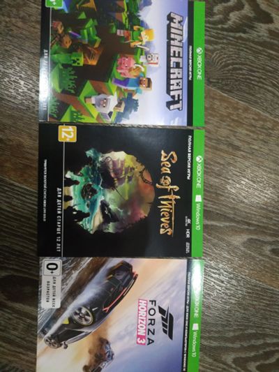 Лот: 15125014. Фото: 1. Три игры Forza horizon 3, Minecraft... Игры для консолей