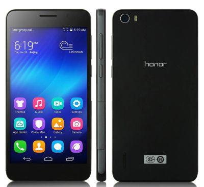 Лот: 5149630. Фото: 1. Смартфон Huawei Honor 6 (черный... Смартфоны