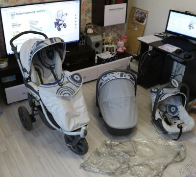 Лот: 5617465. Фото: 1. CAM Cortina Evolution X3 Tris... Коляски