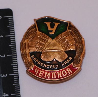 Лот: 10116276. Фото: 1. Нечастый знак: ДСО Урожай. Первенство... Сувенирные