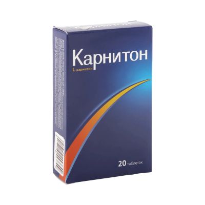 Лот: 23709715. Фото: 1. Карнитон таб. №20. Лекарства