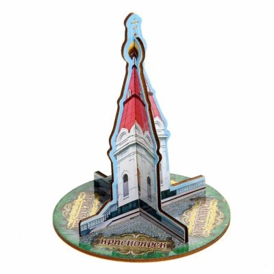 Лот: 10866303. Фото: 1. Настольный сувенир 3D "Красноярск... Сувенирные мелочи