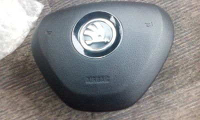 Лот: 9115865. Фото: 1. Крышка в руль муляж airbag Octavia... Салон