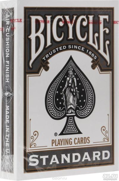 Лот: 13009194. Фото: 1. Карты Bicycle Standard Black. Настольные игры, карты