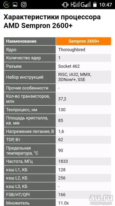 Лот: 10264679. Фото: 1. Процессор AMD Sempron 2600. Процессоры