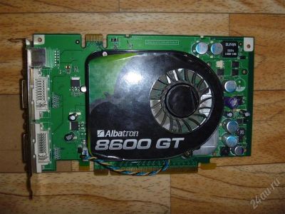 Лот: 1033580. Фото: 1. Видеокарта Albatron 8600 GT 256... Видеокарты