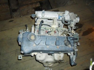 Лот: 2367038. Фото: 1. Двигатель QG-18 с Nissan Avenir... Двигатель и элементы двигателя