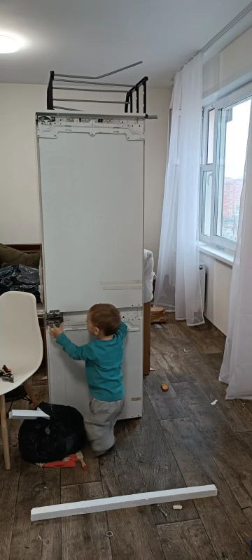 Лот: 22180757. Фото: 1. Холодильник встраиваемый. Холодильники, морозильные камеры