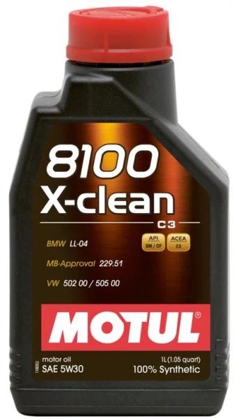 Лот: 7394580. Фото: 1. MOTUL 8100 x-clean c3 5W30 1л. Масла, жидкости