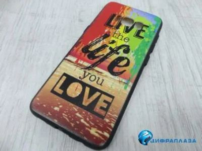Лот: 13418890. Фото: 1. Чехол пластиковый Samsung S8 с... Чехлы, бамперы