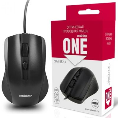 Лот: 14980488. Фото: 1. Мышь SmartBuy ONE USB. Клавиатуры и мыши
