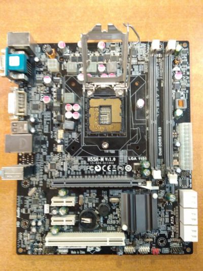 Лот: 15804677. Фото: 1. Материнская плата LGA1156 ECS... Материнские платы