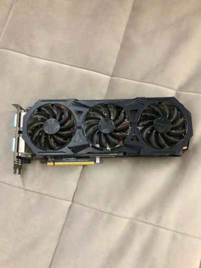Лот: 10701713. Фото: 1. Видеокарта Nvidia gtx 970 gigabyte... Видеокарты