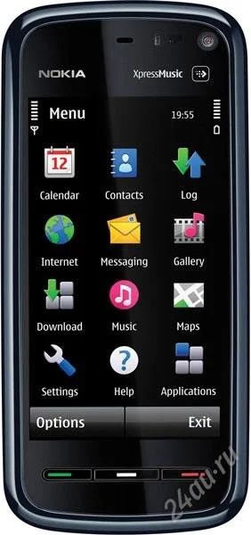 Лот: 806664. Фото: 1. Nokia 5228 темный. Смартфоны