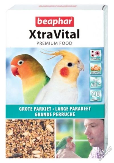 Лот: 5684932. Фото: 1. Корм Beaphar Xtra Vital for Parrots... Корма