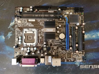 Лот: 16477350. Фото: 1. Материнская плата MSI G41M-P28... Материнские платы