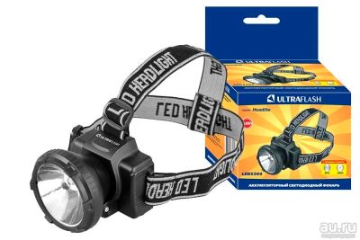 Лот: 9316571. Фото: 1. Фонарь Ultraflash LED5364 налобн... Фонарики